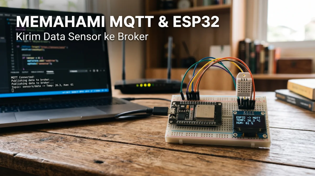 Memahami MQTT dengan ESP32: Kirim Data Sensor ke Broker IoT