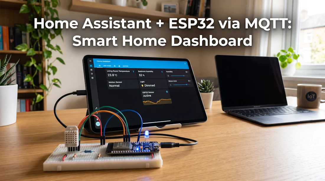 Home Assistant + ESP32 via MQTT: Smart Home Dashboard
