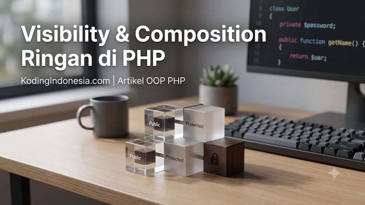 Visibility & Composition Ringan di PHP