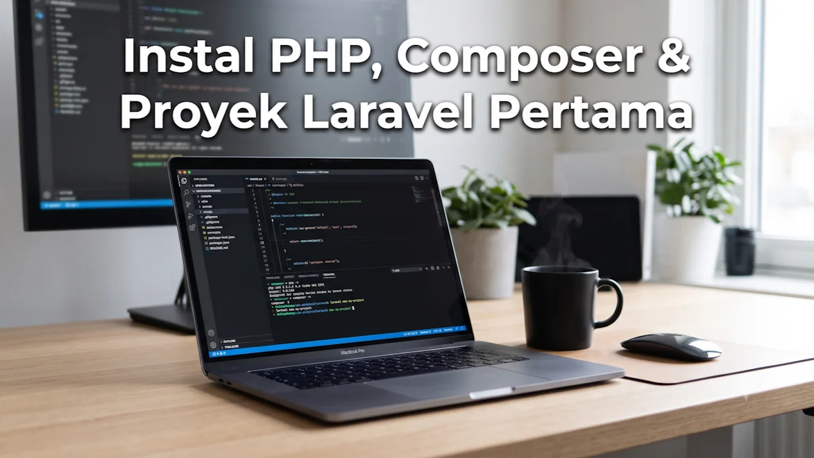 Instal PHP, Composer & Proyek Laravel Pertama